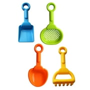 WASHWEPE Beach Toys Plastic Assorted Color for Children in Schools 4Pcs 6.5X3.1in